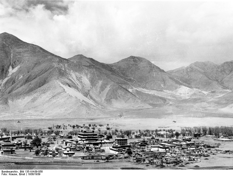 Plate 07: Samye Monastery, viewed from above.